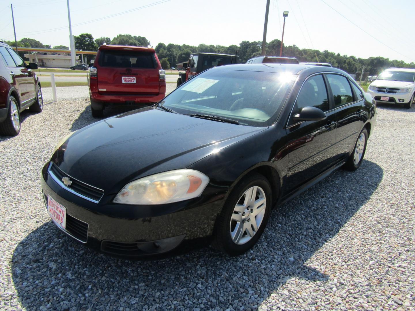 2011 Black Chevrolet Impala LT (2G1WG5EK6B1) with an 3.5L V6 OHV 16V FFV engine, Automatic transmission, located at 15016 S Hwy 231, Midland City, AL, 36350, (334) 983-3001, 31.306210, -85.495277- Photo#2