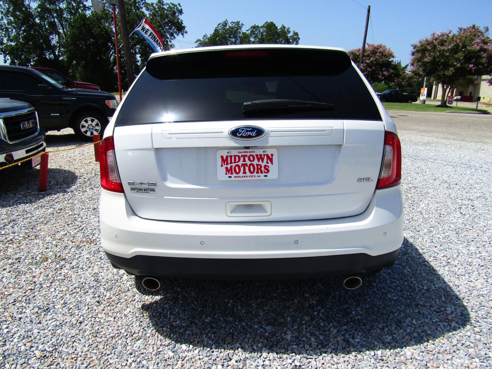 2013 WHITE /Tan Ford Edge SEL FWD (2FMDK3JC0DB) with an 3.5L V6 DOHC 24V engine, Automatic transmission, located at 15016 S Hwy 231, Midland City, AL, 36350, (334) 983-3001, 31.306210, -85.495277 - Photo #6