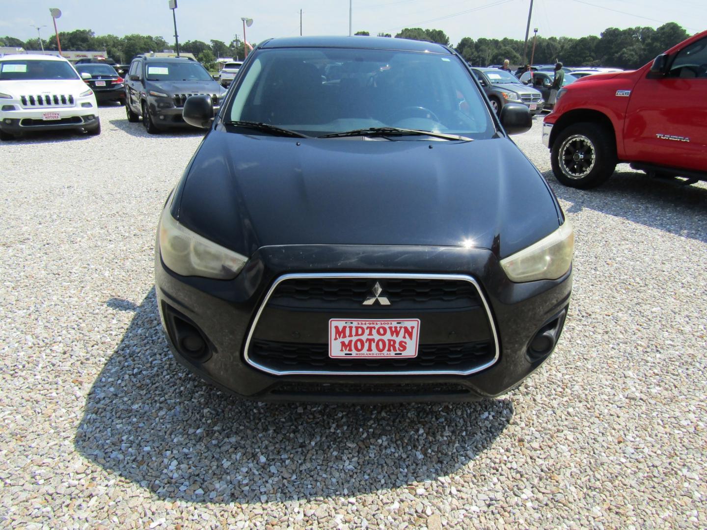 2013 Black /Black Mitsubishi Outlander Sport ES 2WD (4A4AP3AU2DE) with an 2.0L L4 DOHC 16V engine, Automatic transmission, located at 15016 S Hwy 231, Midland City, AL, 36350, (334) 983-3001, 31.306210, -85.495277- Photo#1