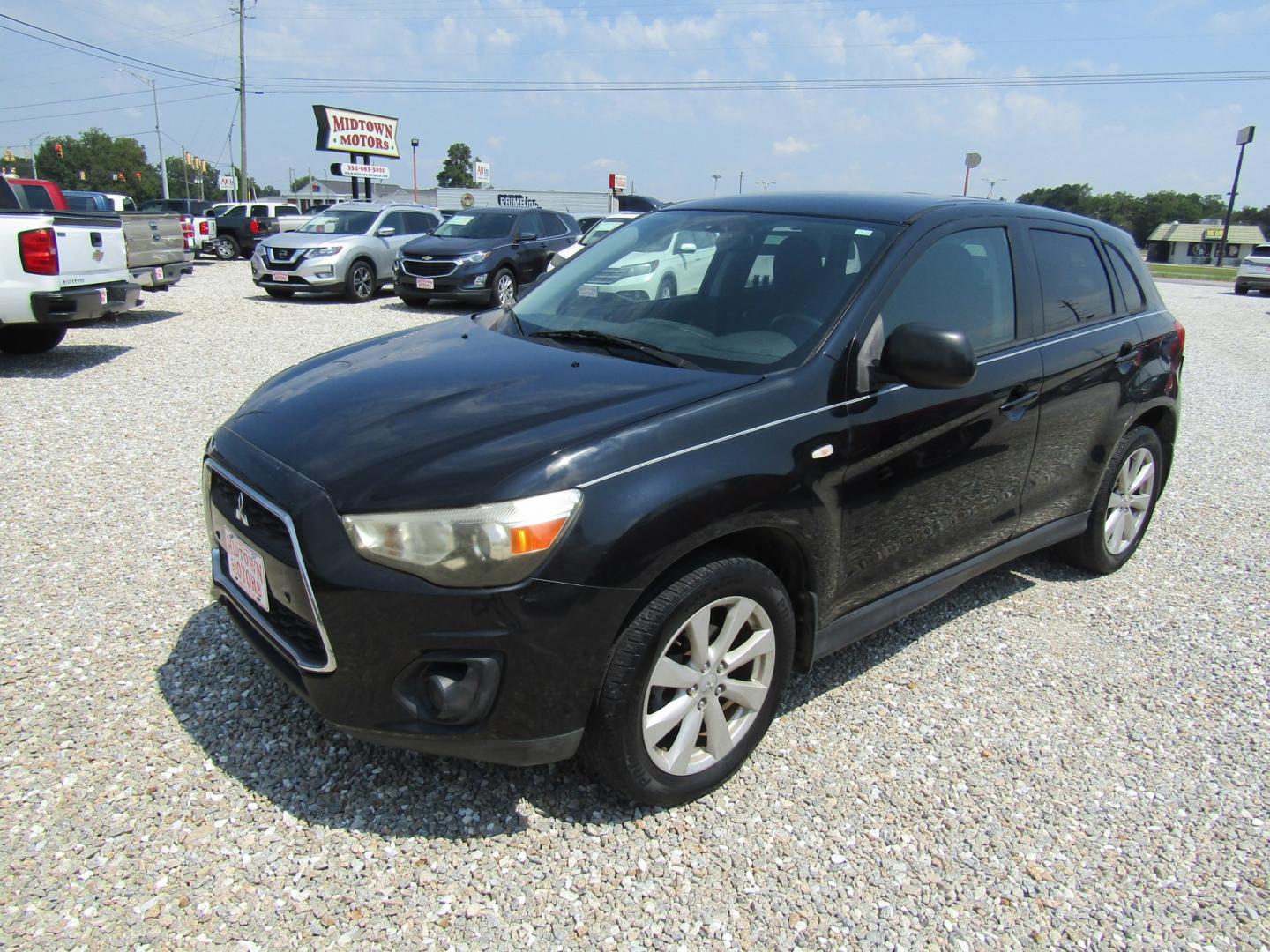 2013 Black /Black Mitsubishi Outlander Sport ES 2WD (4A4AP3AU2DE) with an 2.0L L4 DOHC 16V engine, Automatic transmission, located at 15016 S Hwy 231, Midland City, AL, 36350, (334) 983-3001, 31.306210, -85.495277- Photo#2