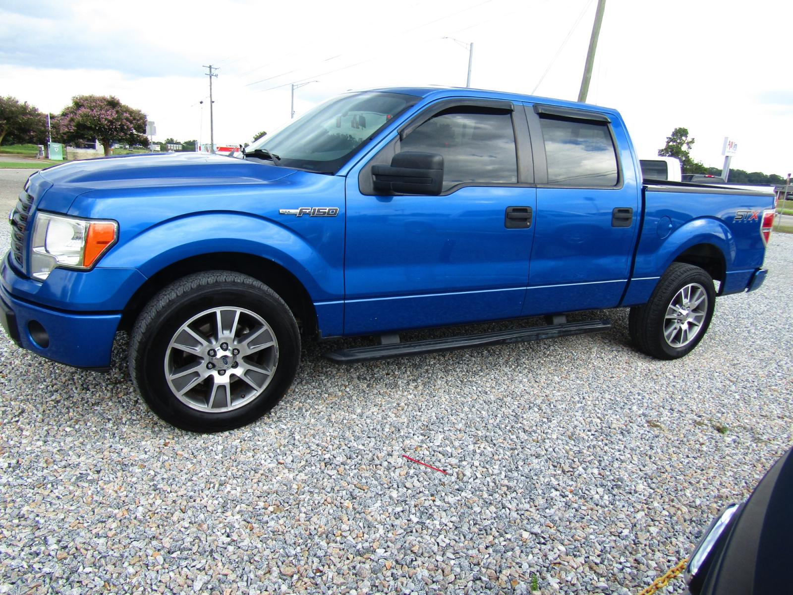 2014 Blue /Gray Ford F-150 FX2 SuperCrew 5.5-ft. Bed 2WD (1FTFW1CF5EK) with an 5.0L V8 engine, Automatic transmission, located at 15016 S Hwy 231, Midland City, AL, 36350, (334) 983-3001, 31.306210, -85.495277 - Photo #2