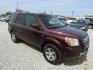 2007 Maroon /Gray Honda Pilot EX-L 2WD w/ DVD (5FNYF28667B) with an 3.5L V6 SOHC 24V engine, Automatic transmission, located at 15016 S Hwy 231, Midland City, AL, 36350, (334) 983-3001, 31.306210, -85.495277 - Photo#0