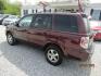 2007 Maroon /Gray Honda Pilot EX-L 2WD w/ DVD (5FNYF28667B) with an 3.5L V6 SOHC 24V engine, Automatic transmission, located at 15016 S Hwy 231, Midland City, AL, 36350, (334) 983-3001, 31.306210, -85.495277 - Photo#5