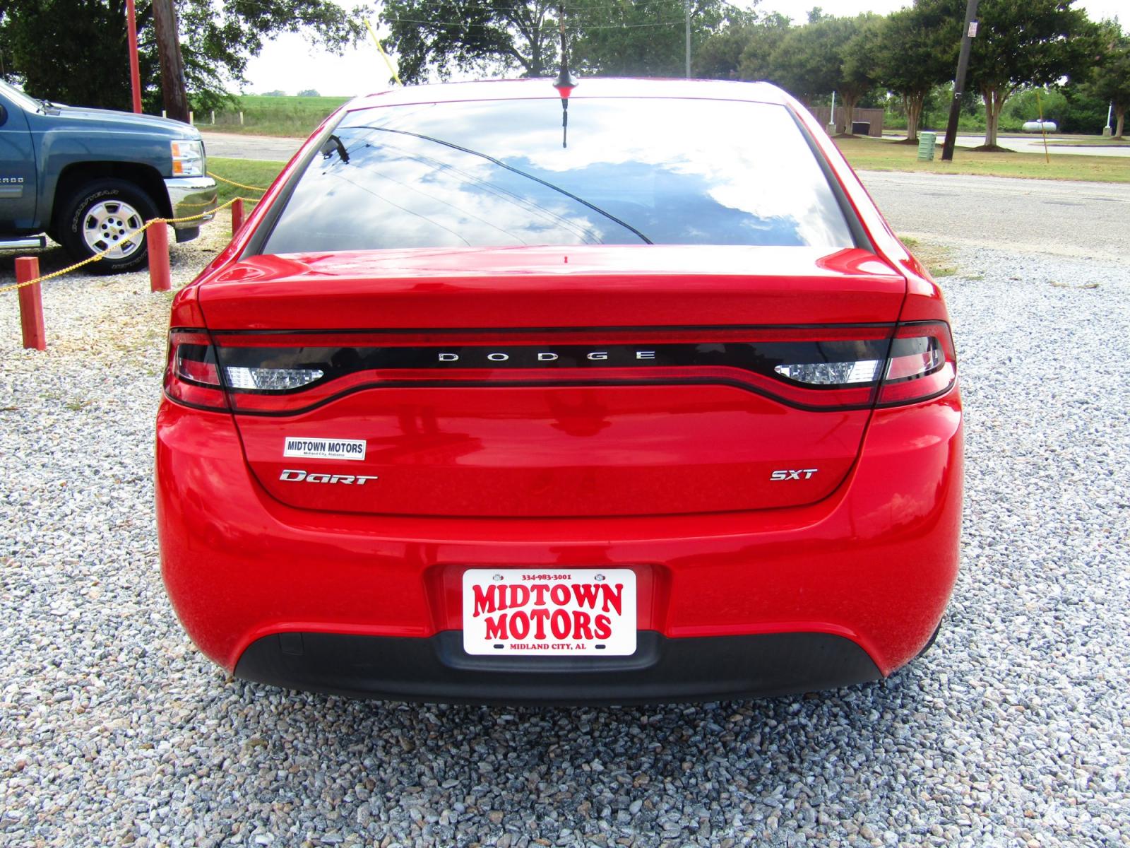 2016 Red /Black Dodge Dart SXT (1C3CDFBB2GD) with an 2.4L L4 DOHC 16V engine, Automatic transmission, located at 15016 S Hwy 231, Midland City, AL, 36350, (334) 983-3001, 31.306210, -85.495277 - Photo #6