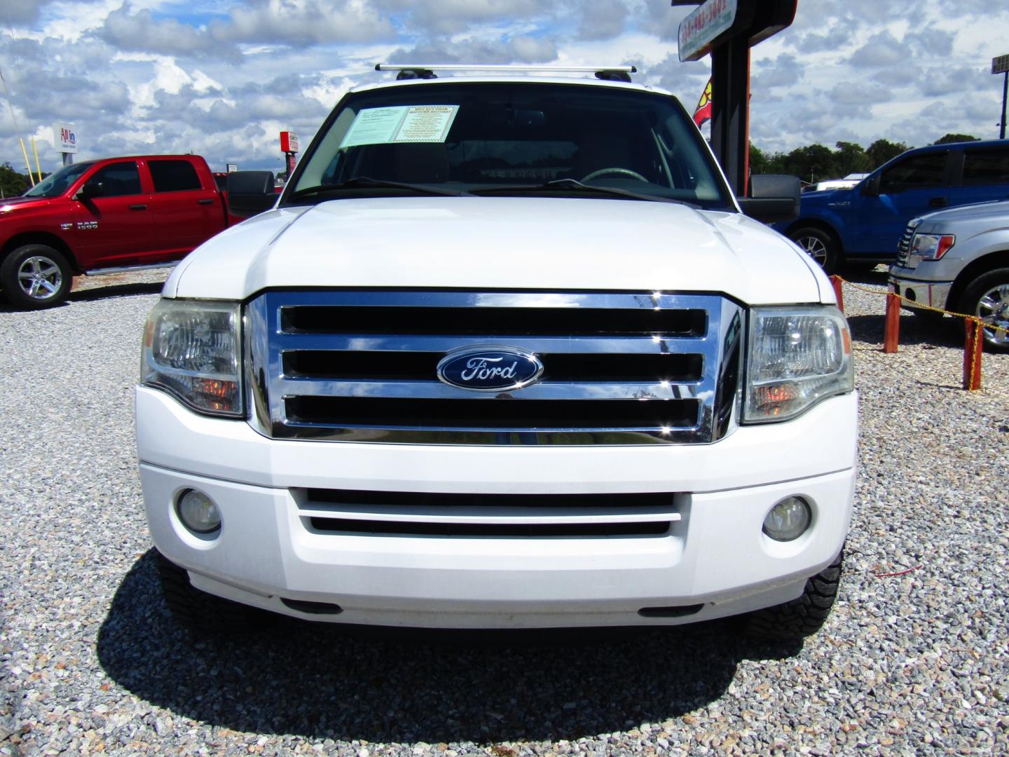2013 WHITE Ford Expedition King Ranch 2WD (1FMJU1H58DE) with an 5.4L V8 SOHC 16V FFV engine, Automatic transmission, located at 15016 S Hwy 231, Midland City, AL, 36350, (334) 983-3001, 31.306210, -85.495277 - Photo#1