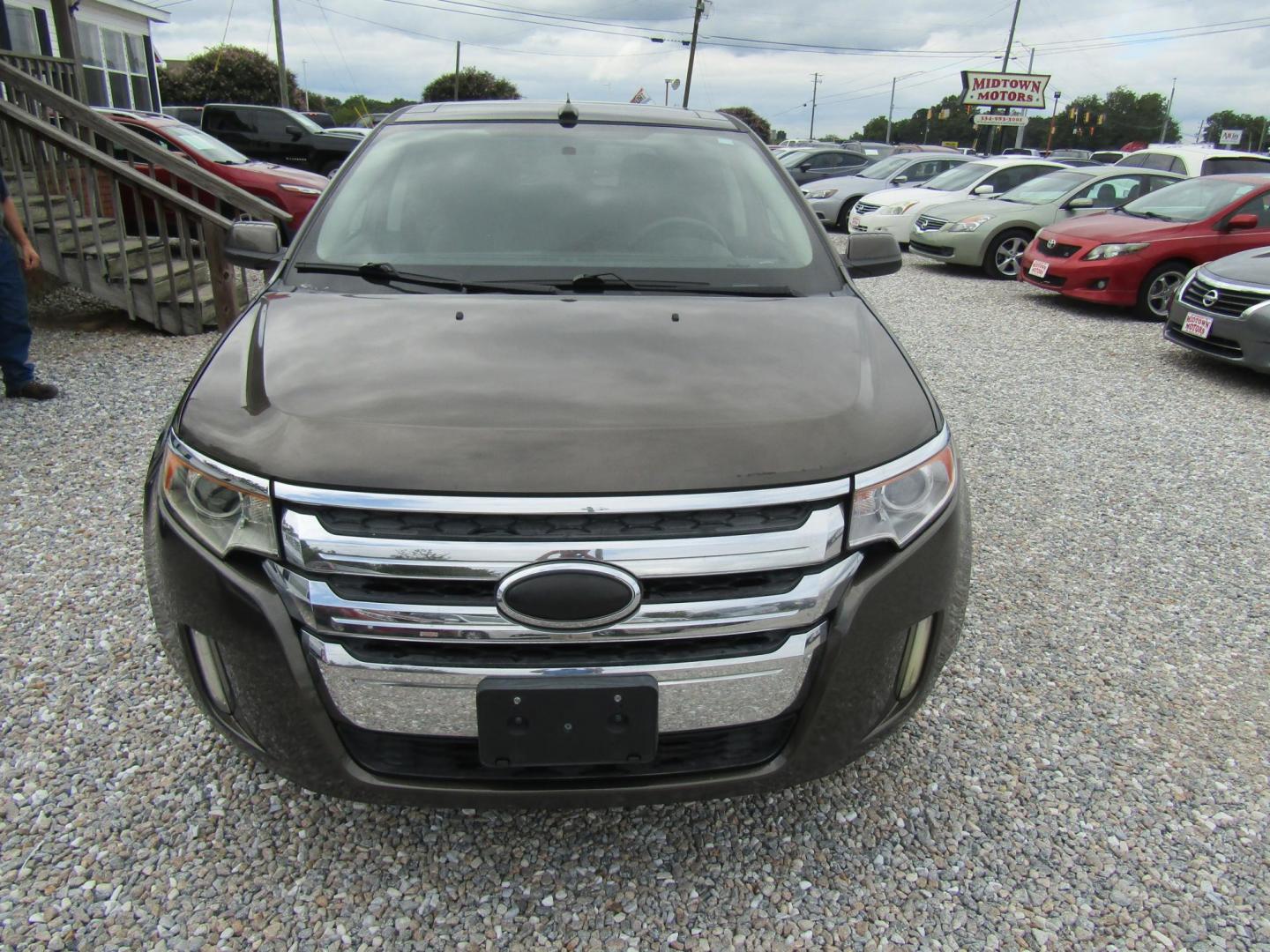 2011 Brown /Tan Ford Edge SEL FWD (2FMDK3JC5BB) with an 3.5L V6 DOHC 24V engine, Automatic transmission, located at 15016 S Hwy 231, Midland City, AL, 36350, (334) 983-3001, 31.306210, -85.495277 - Photo#1