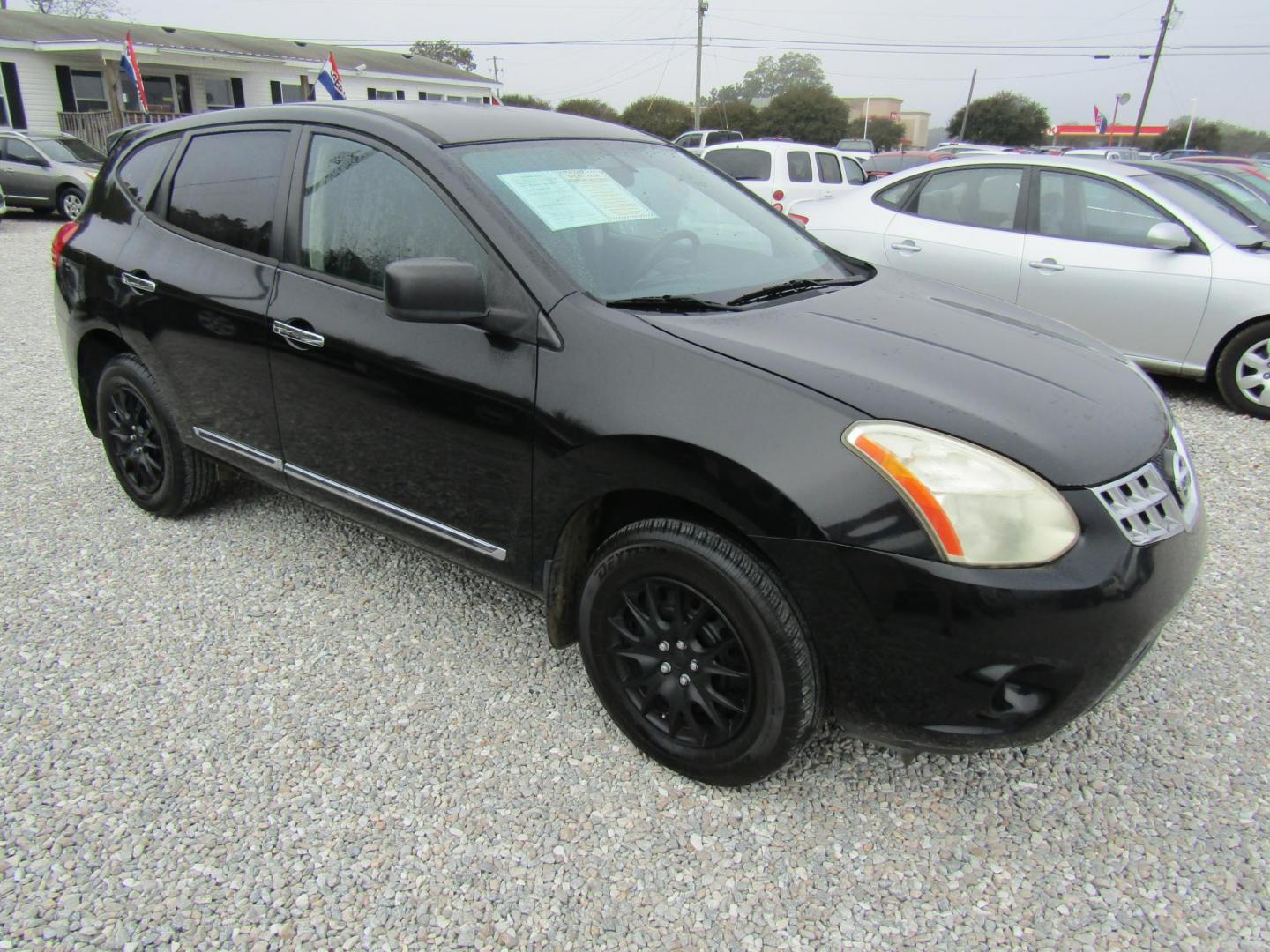 2013 Black /Black Nissan Rogue S 2WD (JN8AS5MT1DW) with an 2.5L L4 DOHC 16V engine, Automatic transmission, located at 15016 S Hwy 231, Midland City, AL, 36350, (334) 983-3001, 31.306210, -85.495277 - Photo#0