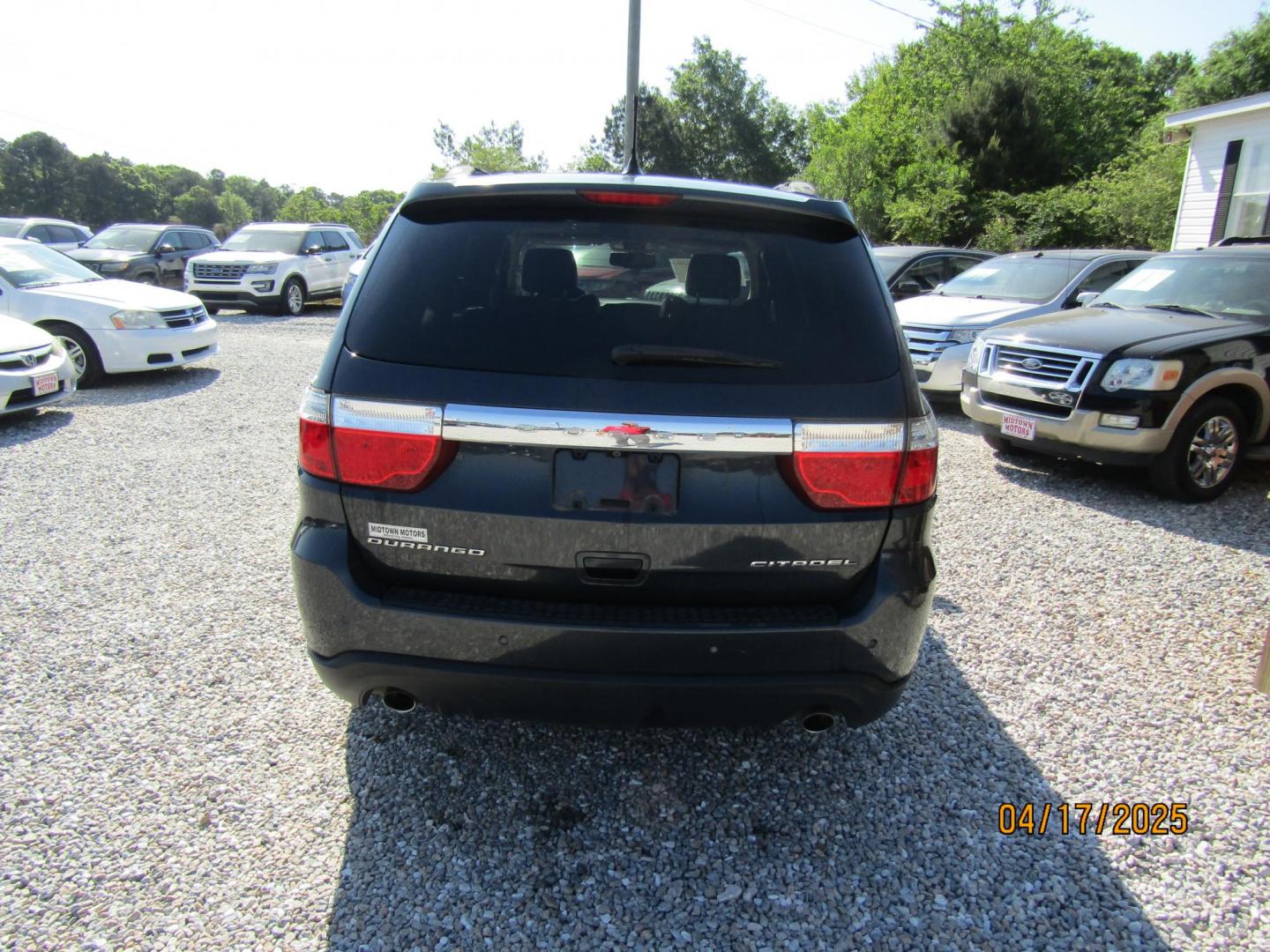 2012 Gray /Tan Dodge Durango Citadel 2WD (1C4SDHET8CC) with an 5.7L V8 OHV 16V engine, Automatic transmission, located at 15016 S Hwy 231, Midland City, AL, 36350, (334) 983-3001, 31.306210, -85.495277 - Photo#6
