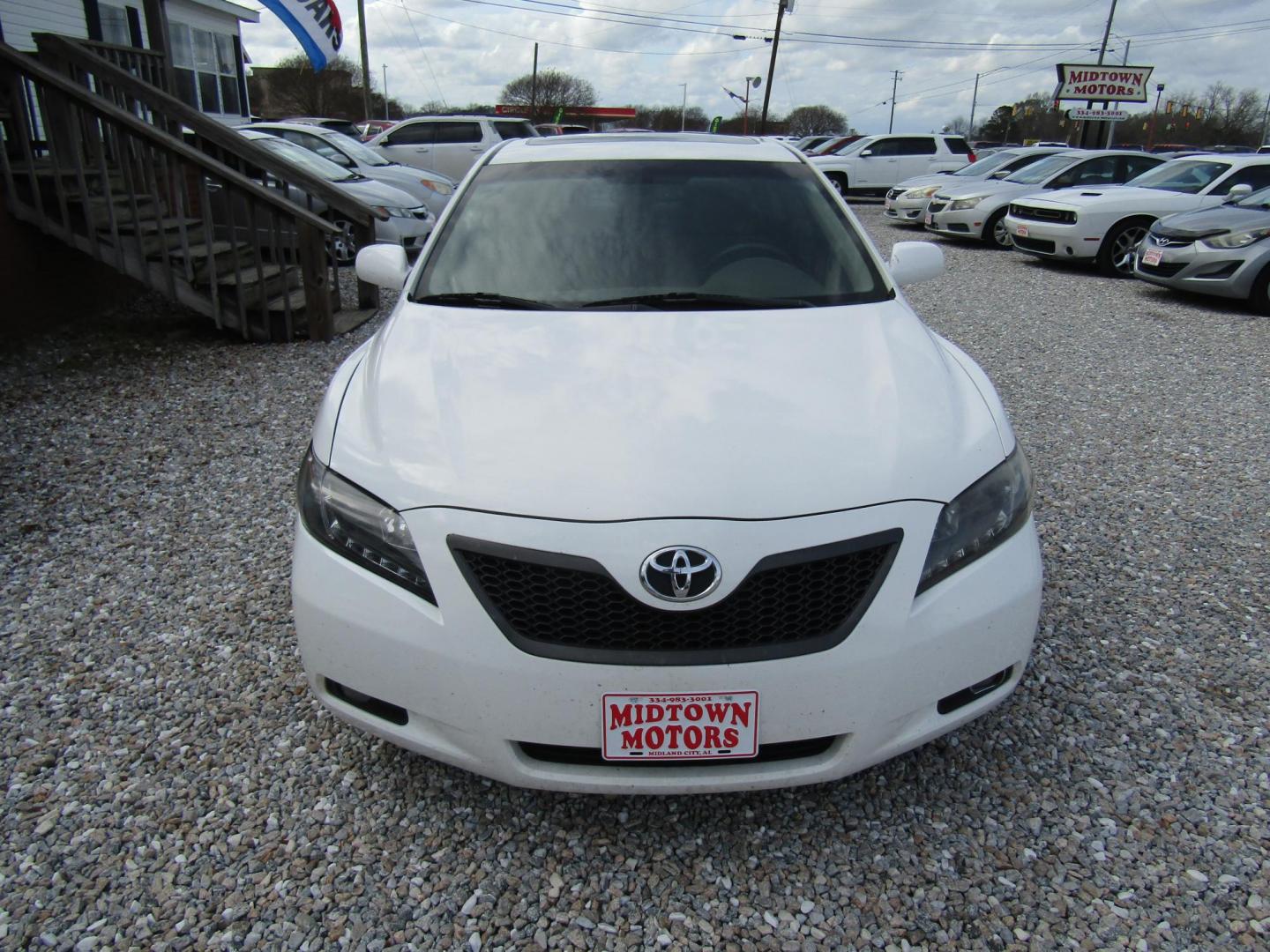 2009 WHITE /Tan Toyota Camry (4T1BE46KX9U) , Automatic transmission, located at 15016 S Hwy 231, Midland City, AL, 36350, (334) 983-3001, 31.306210, -85.495277 - Photo#1