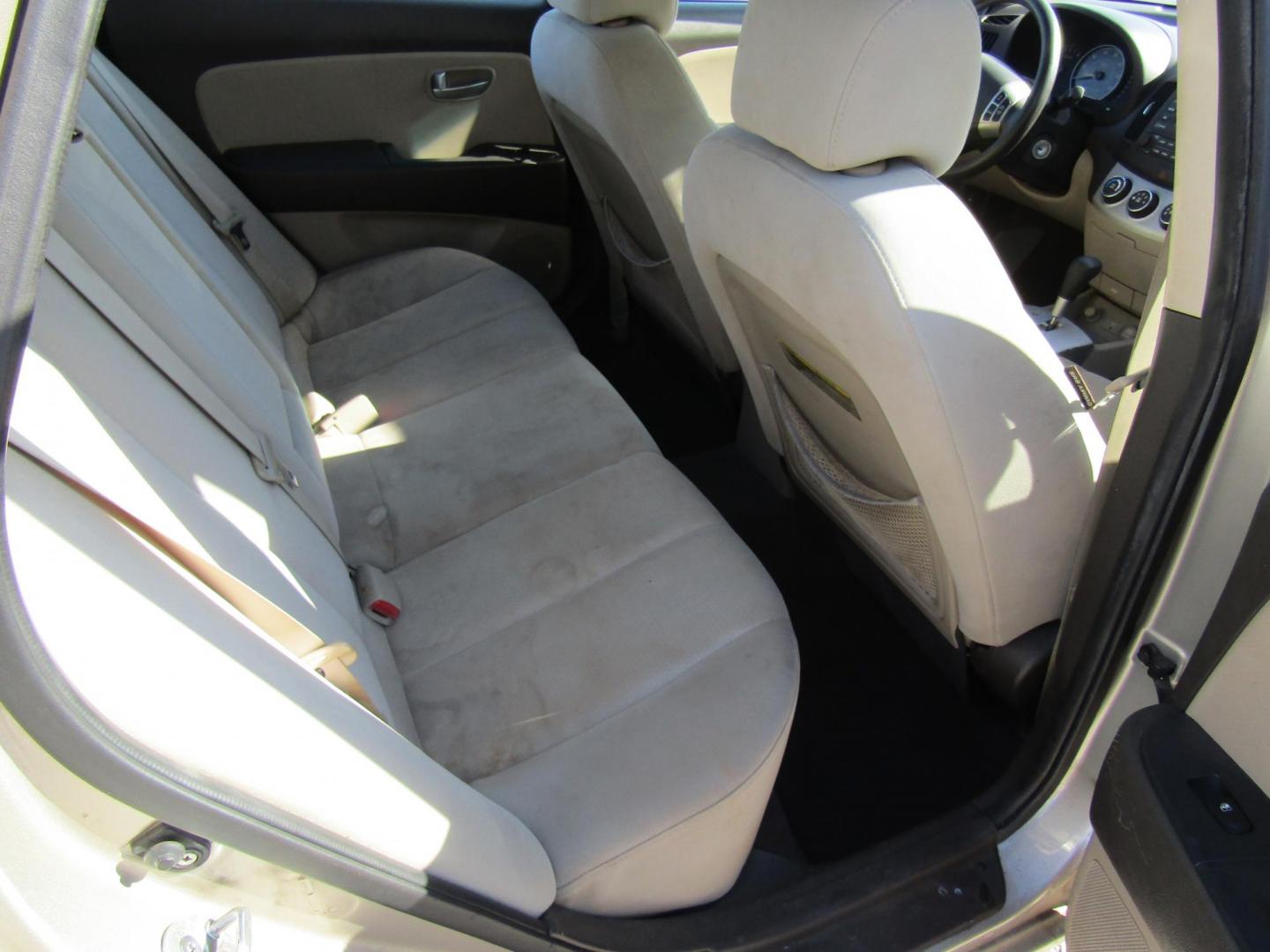 2008 Gold /Tan Hyundai Elantra GLS (KMHDU46DX8U) with an 2.0L L4 DOHC 16V engine, Automatic transmission, located at 15016 S Hwy 231, Midland City, AL, 36350, (334) 983-3001, 31.306210, -85.495277 - Photo#8