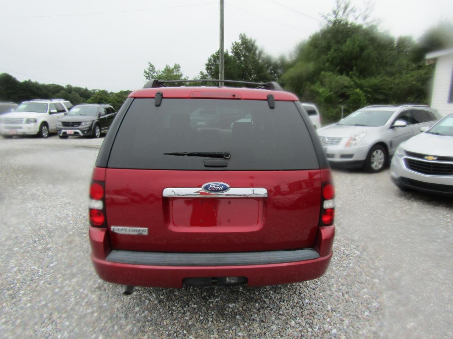 2008 Red /Tan Ford Explorer XLT 4.0L 2WD (1FMEU63E58U) with an 4.0L V6 SOHC 16V engine, Automatic transmission, located at 15016 S Hwy 231, Midland City, AL, 36350, (334) 983-3001, 31.306210, -85.495277 - Photo#6