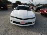 2014 White Chevrolet Camaro Coupe 1LT (2G1FB1E32E9) with an 3.6L V6 DOHC 24V FFV engine, Automatic transmission, located at 15016 S Hwy 231, Midland City, AL, 36350, (334) 983-3001, 31.306210, -85.495277 - Photo#1