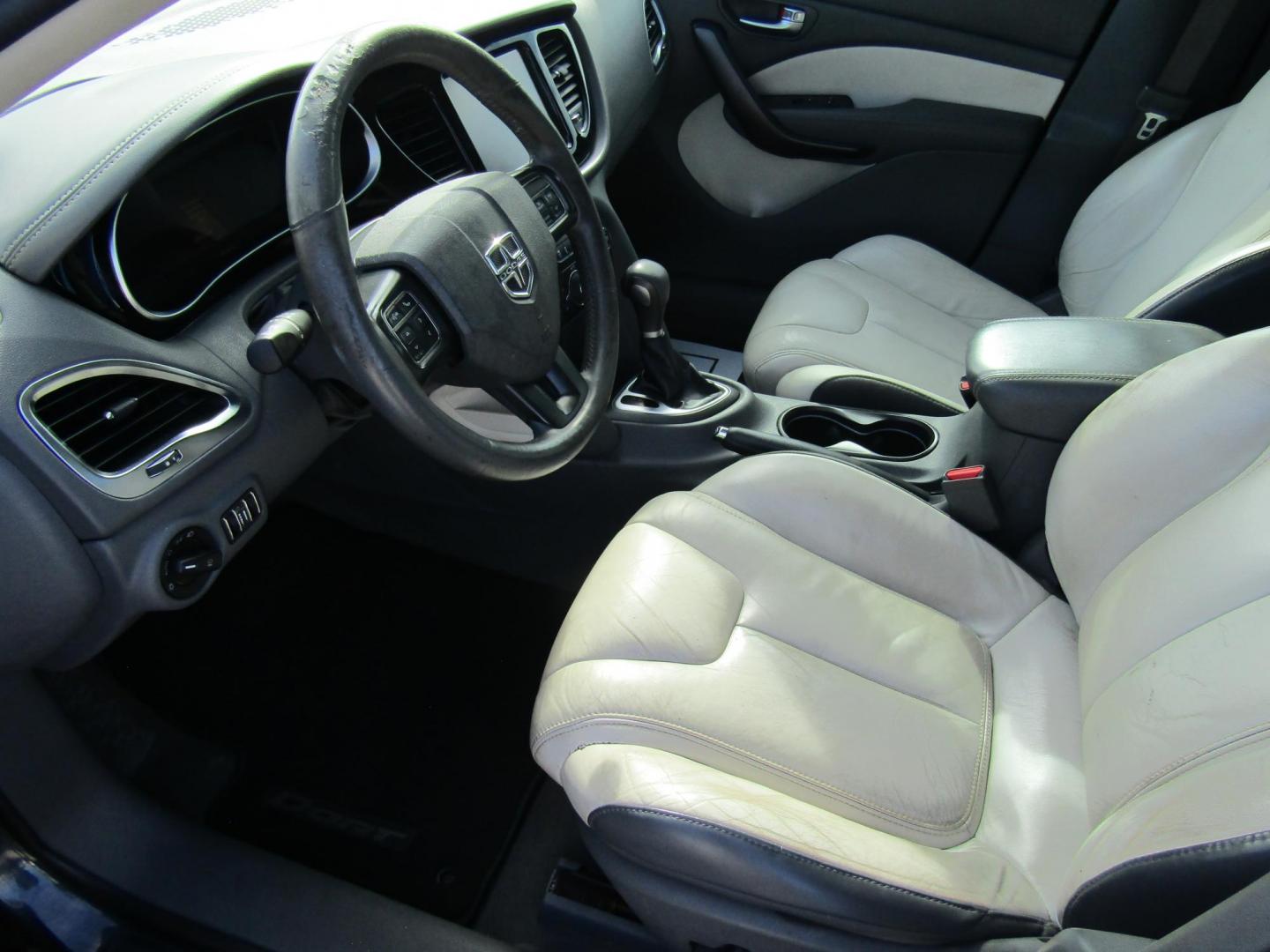 2013 Gray /Tan Dodge Dart (1C3CDFCA4DD) with an 4 CYL engine, Automatic transmission, located at 15016 S Hwy 231, Midland City, AL, 36350, (334) 983-3001, 31.306210, -85.495277 - Photo#1