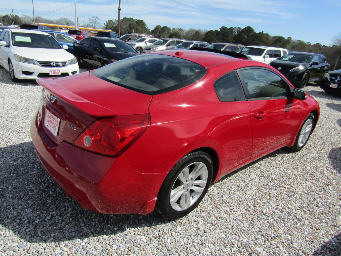 2012 Red /Tan Nissan Altima 2.5 S 6M/T Coupe (1N4AL2EP0CC) with an 2.5L L4 DOHC 16V engine, Automatic transmission, located at 15016 S Hwy 231, Midland City, AL, 36350, (334) 983-3001, 31.306210, -85.495277 - Photo#7