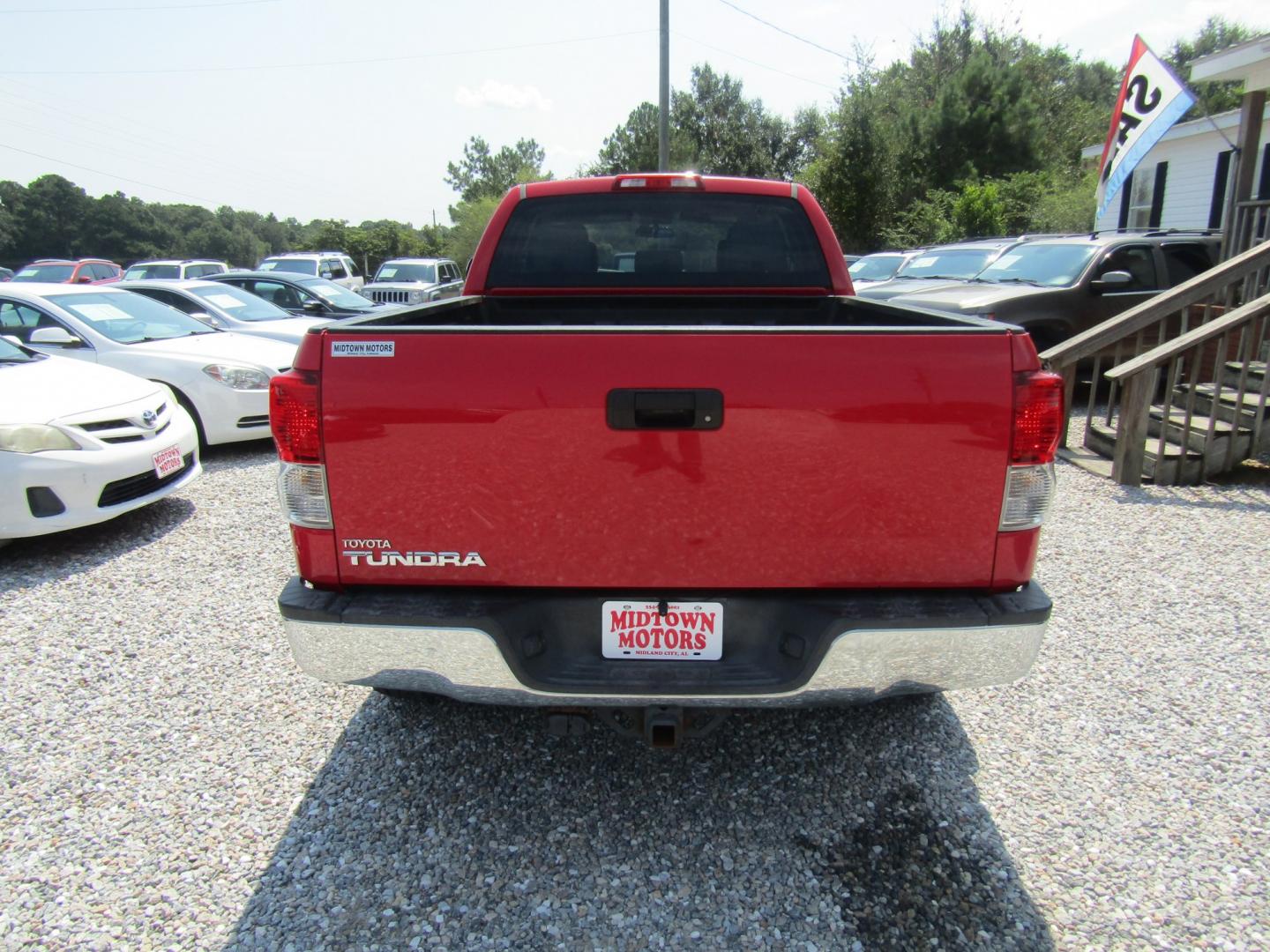 2012 Red /Tan Toyota Tundra Tundra-Grade 5.7L Double Cab 2WD (5TFRY5F14CX) with an 5.7L V8 DOHC 32V engine, Automatic transmission, located at 15016 S Hwy 231, Midland City, AL, 36350, (334) 983-3001, 31.306210, -85.495277- Photo#6