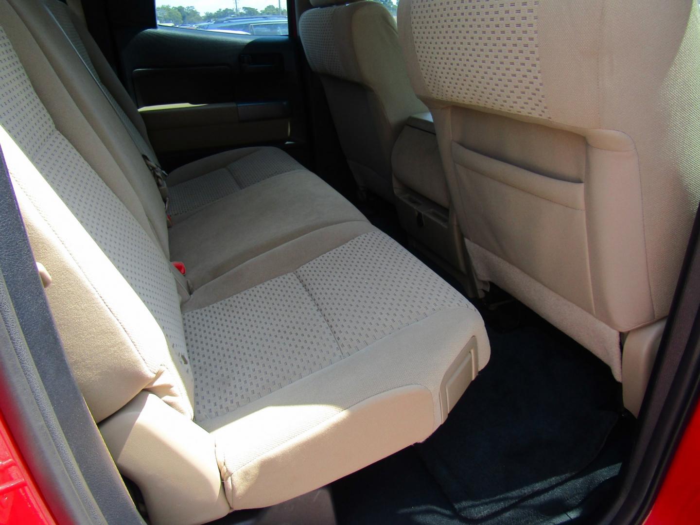 2012 Red /Tan Toyota Tundra Tundra-Grade 5.7L Double Cab 2WD (5TFRY5F14CX) with an 5.7L V8 DOHC 32V engine, Automatic transmission, located at 15016 S Hwy 231, Midland City, AL, 36350, (334) 983-3001, 31.306210, -85.495277- Photo#8