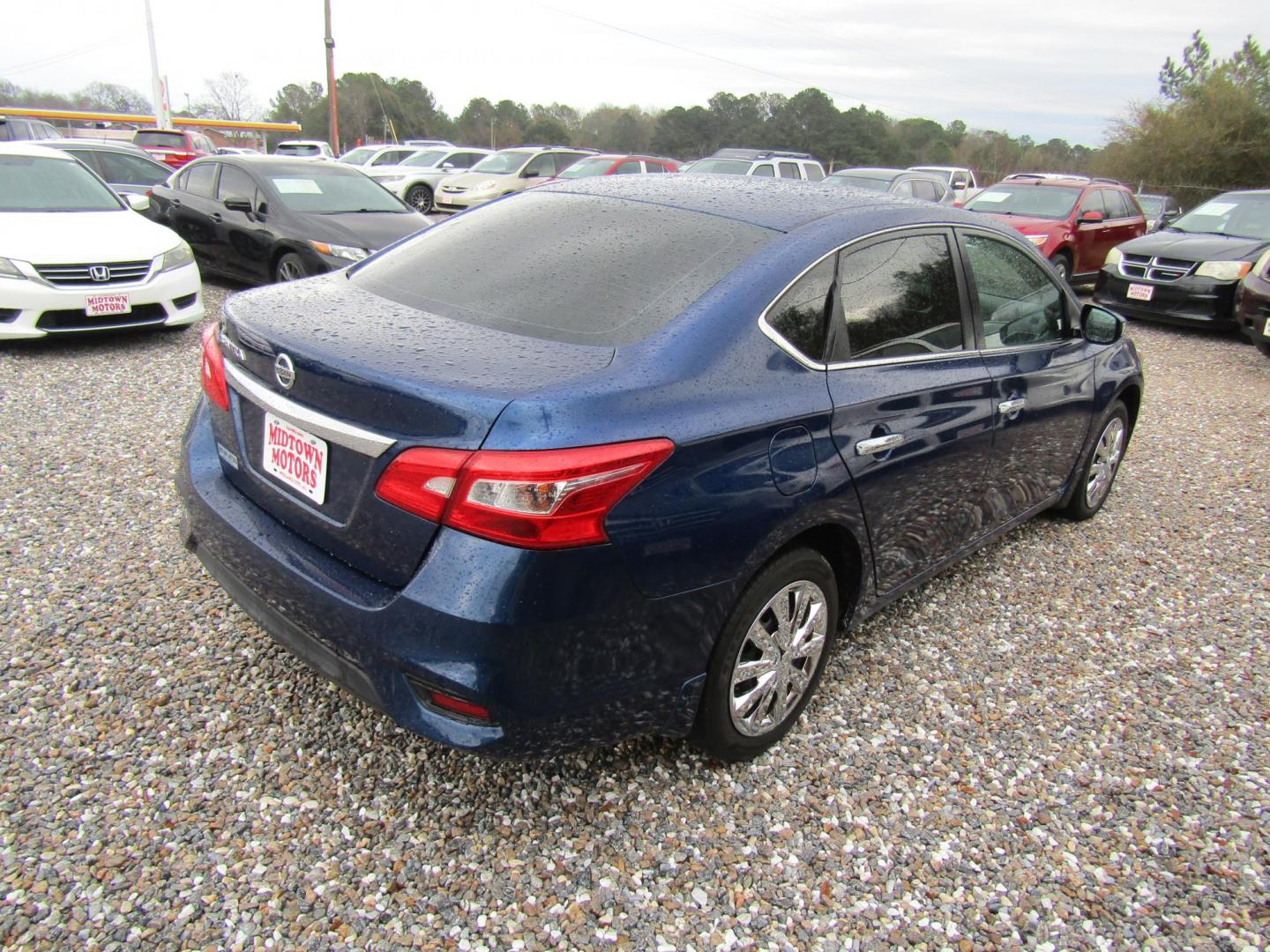 2018 Blue Nissan Sentra S CVT (3N1AB7AP1JY) with an 1.8L L4 SFI DOHC 16V engine, Automatic transmission, located at 15016 S Hwy 231, Midland City, AL, 36350, (334) 983-3001, 31.306210, -85.495277 - Photo#6
