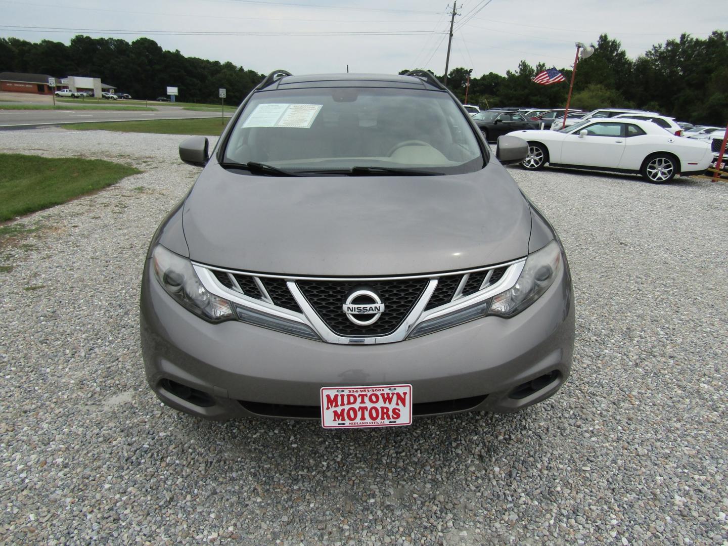 2012 Gray Nissan Murano SV (JN8AZ1MU1CW) with an 3.5L V6 DOHC 24V engine, Automatic transmission, located at 15016 S Hwy 231, Midland City, AL, 36350, (334) 983-3001, 31.306210, -85.495277- Photo#1