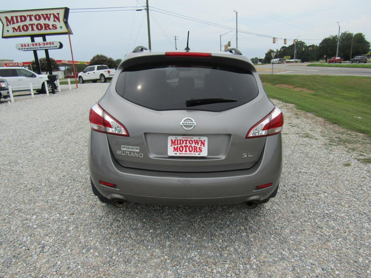 2012 Gray Nissan Murano SV (JN8AZ1MU1CW) with an 3.5L V6 DOHC 24V engine, Automatic transmission, located at 15016 S Hwy 231, Midland City, AL, 36350, (334) 983-3001, 31.306210, -85.495277- Photo#6
