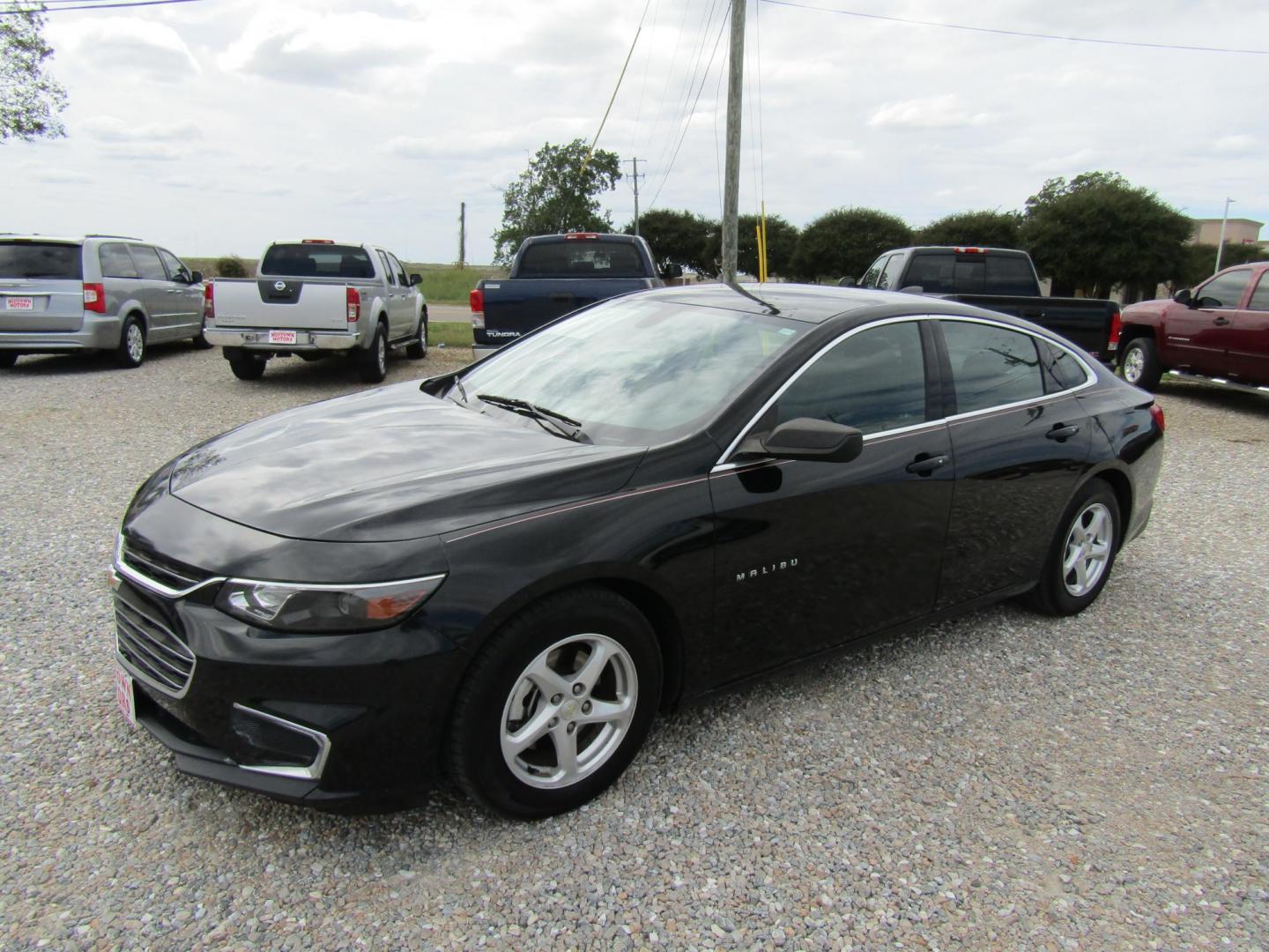 2017 Black Chevrolet Malibu LS (1G1ZB5ST6HF) with an 1.5L L4 DOHC 16V engine, Automatic transmission, located at 15016 S Hwy 231, Midland City, AL, 36350, (334) 983-3001, 31.306210, -85.495277 - Photo#2
