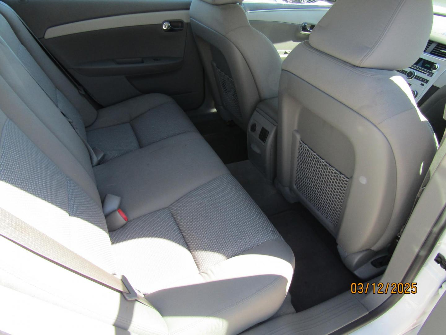 2012 WHITE Chevrolet Malibu 1LT (1G1ZC5E01CF) with an 2.4L L4 DOHC 16V engine, Automatic transmission, located at 15016 S Hwy 231, Midland City, AL, 36350, (334) 983-3001, 31.306210, -85.495277 - Photo#8