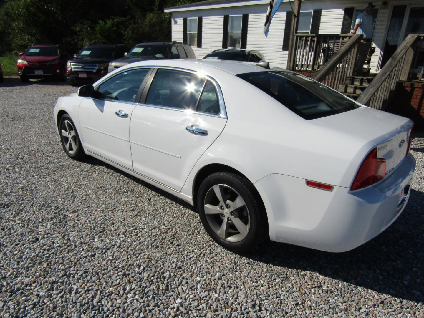 2012 WHITE Chevrolet Malibu 1LT (1G1ZC5E01CF) with an 2.4L L4 DOHC 16V engine, Automatic transmission, located at 15016 S Hwy 231, Midland City, AL, 36350, (334) 983-3001, 31.306210, -85.495277- Photo#5
