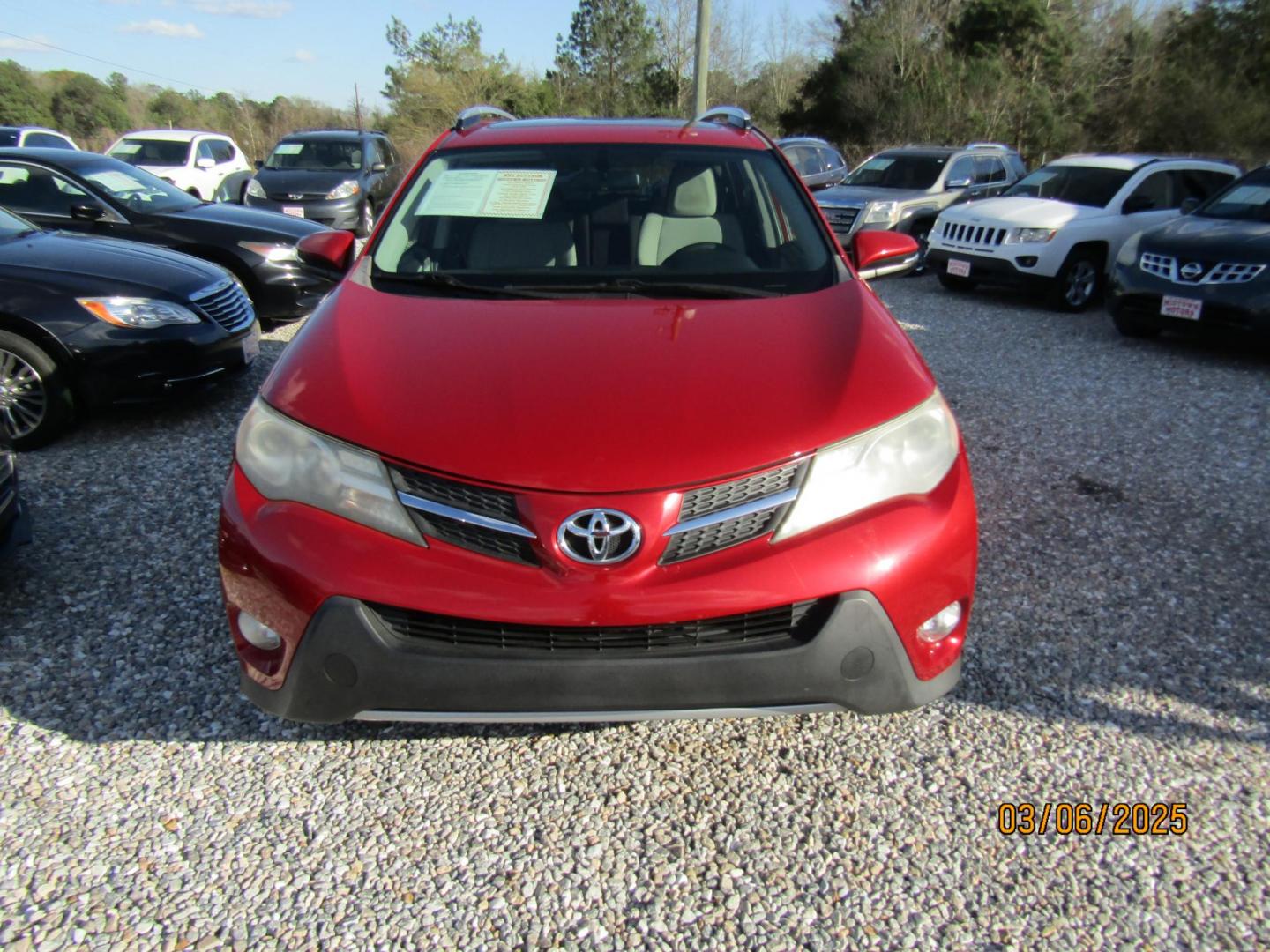 2015 Red Toyota RAV4 XLE FWD (JTMWFREV5FD) with an 2.5L L4 DOHC 16V engine, Automatic transmission, located at 15016 S Hwy 231, Midland City, AL, 36350, (334) 983-3001, 31.306210, -85.495277 - Photo#2