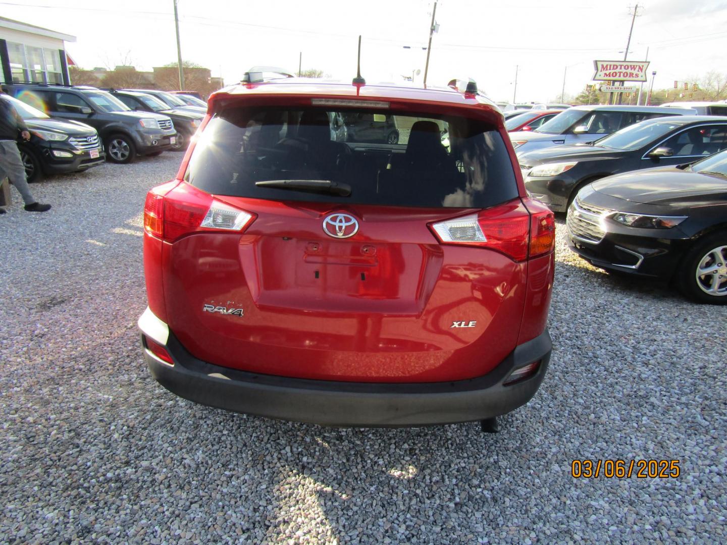 2015 Red Toyota RAV4 XLE FWD (JTMWFREV5FD) with an 2.5L L4 DOHC 16V engine, Automatic transmission, located at 15016 S Hwy 231, Midland City, AL, 36350, (334) 983-3001, 31.306210, -85.495277 - Photo#6