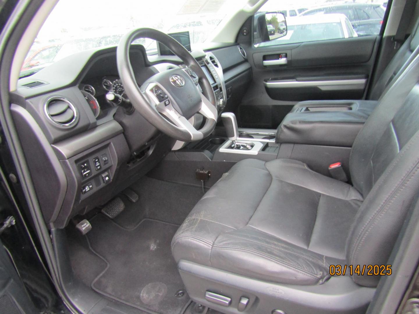 2014 Black Toyota Tundra SR5 5.7L V8 CrewMax 2WD (5TFEY5F13EX) with an 5.7L V8 DOHC 32V engine, Automatic transmission, located at 15016 S Hwy 231, Midland City, AL, 36350, (334) 983-3001, 31.306210, -85.495277 - Photo#3