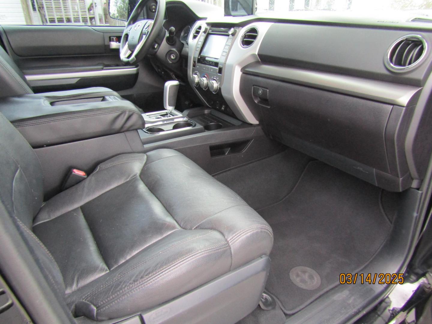 2014 Black Toyota Tundra SR5 5.7L V8 CrewMax 2WD (5TFEY5F13EX) with an 5.7L V8 DOHC 32V engine, Automatic transmission, located at 15016 S Hwy 231, Midland City, AL, 36350, (334) 983-3001, 31.306210, -85.495277 - Photo#9