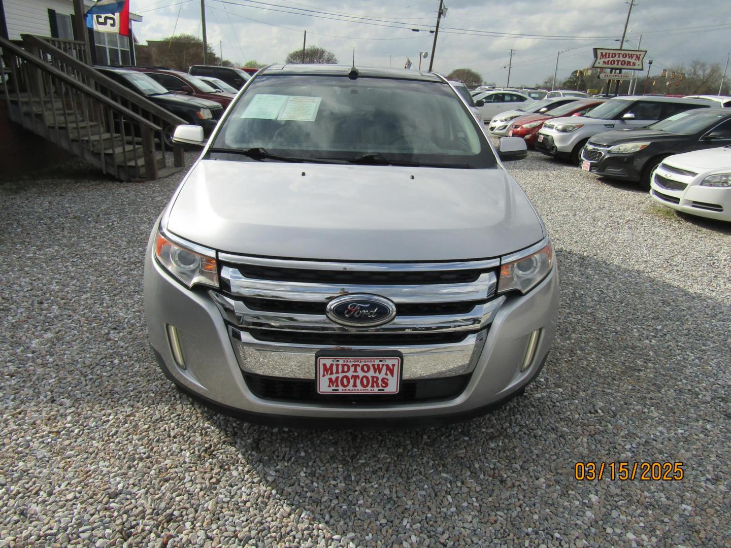 2012 Silver Ford Edge Limited FWD (2FMDK3KC3CB) with an 3.5L V6 DOHC 24V engine, Automatic transmission, located at 15016 S Hwy 231, Midland City, AL, 36350, (334) 983-3001, 31.306210, -85.495277 - Photo#1