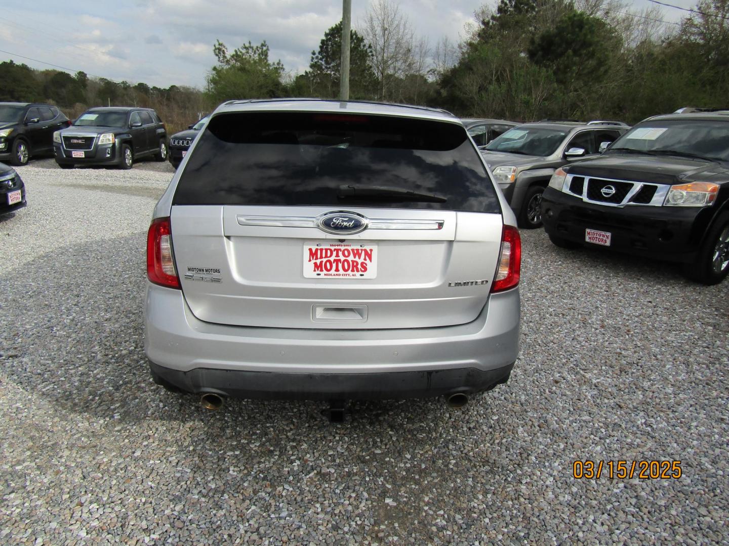 2012 Silver Ford Edge Limited FWD (2FMDK3KC3CB) with an 3.5L V6 DOHC 24V engine, Automatic transmission, located at 15016 S Hwy 231, Midland City, AL, 36350, (334) 983-3001, 31.306210, -85.495277 - Photo#6