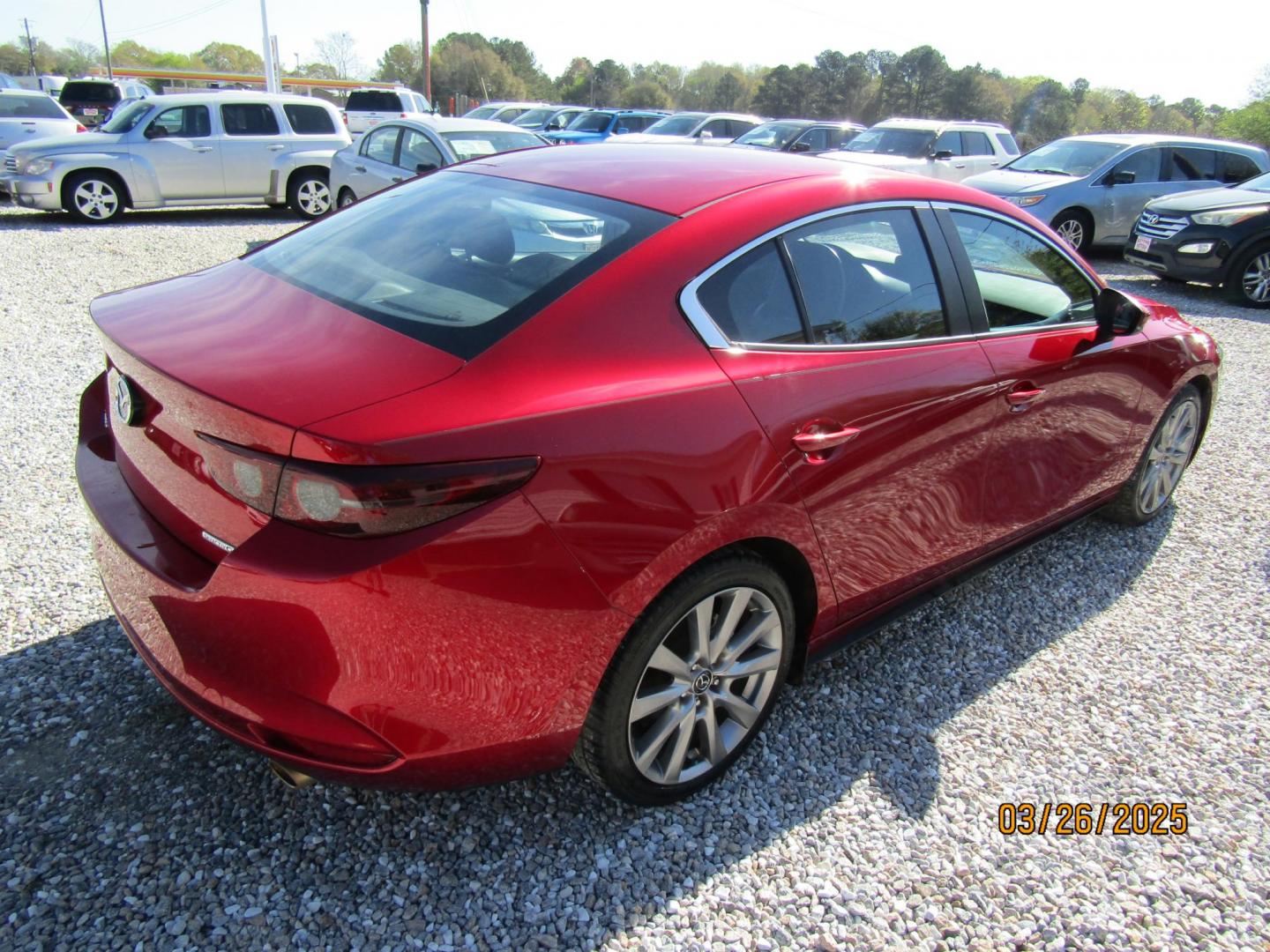 2021 Red Mazda MAZDA3 Select (3MZBPABL8MM) with an 2.5L L4 DOHC 16V engine, Automatic transmission, located at 15016 S Hwy 231, Midland City, AL, 36350, (334) 983-3001, 31.306210, -85.495277 - Photo#5