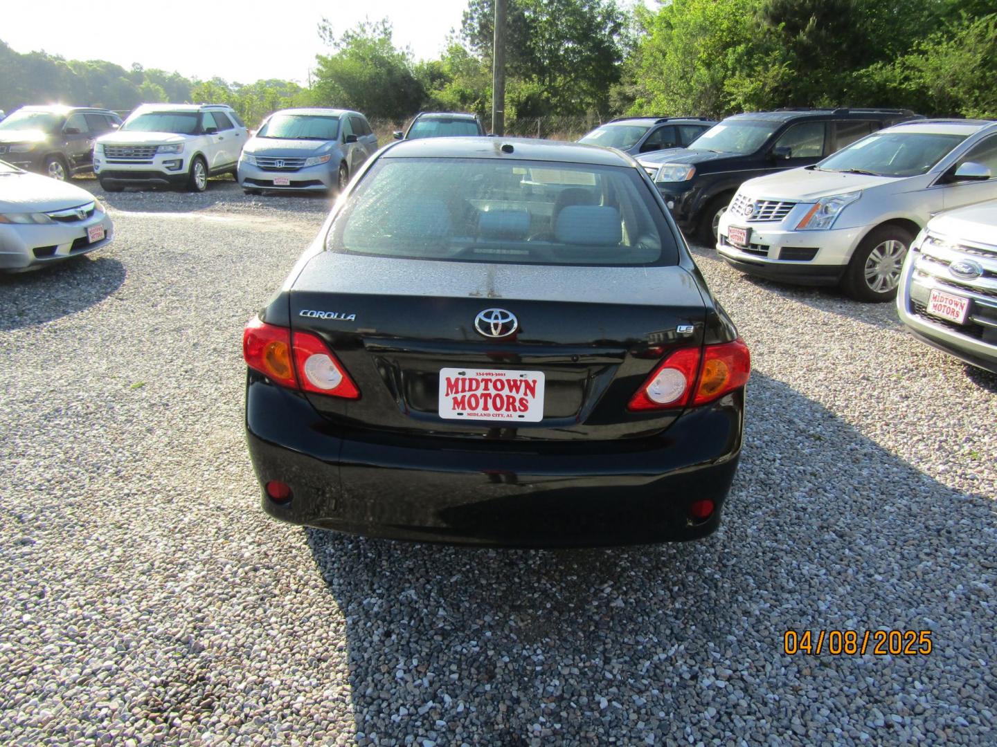 2010 Black Toyota Corolla Base 4-Speed AT (2T1BU4EEXAC) with an 1.8L L4 DOHC 16V engine, Automatic transmission, located at 15016 S Hwy 231, Midland City, AL, 36350, (334) 983-3001, 31.306210, -85.495277 - Photo#6