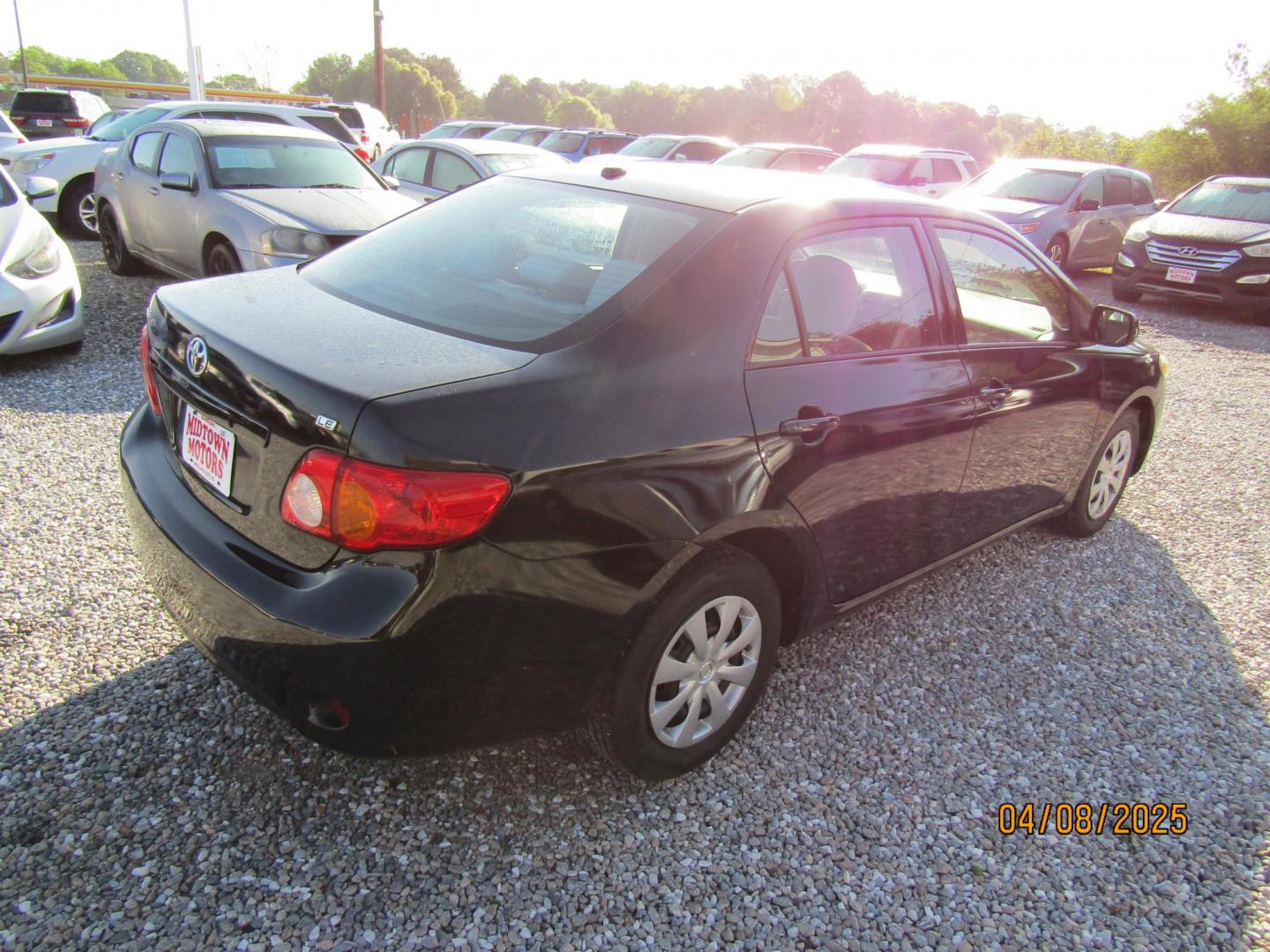 2010 Black Toyota Corolla Base 4-Speed AT (2T1BU4EEXAC) with an 1.8L L4 DOHC 16V engine, Automatic transmission, located at 15016 S Hwy 231, Midland City, AL, 36350, (334) 983-3001, 31.306210, -85.495277 - Photo#7
