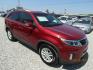 2015 Red Kia Sorento LX V6 FWD (5XYKT4A77FG) with an 3.3L V6 DOHC 24V engine, Automatic transmission, located at 15016 S Hwy 231, Midland City, AL, 36350, (334) 983-3001, 31.306210, -85.495277 - Photo#0