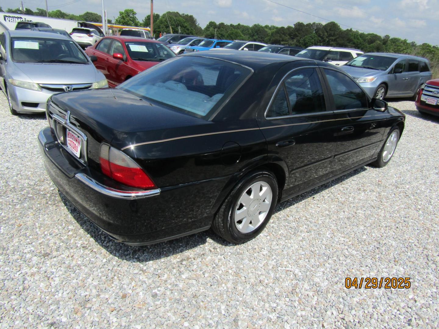 2004 Black Lincoln LS V6 Appearance (1LNHM86SX4Y) with an 3.0L V6 DOHC 24V engine, Automatic transmission, located at 15016 S Hwy 231, Midland City, AL, 36350, (334) 983-3001, 31.306210, -85.495277 - Photo#6