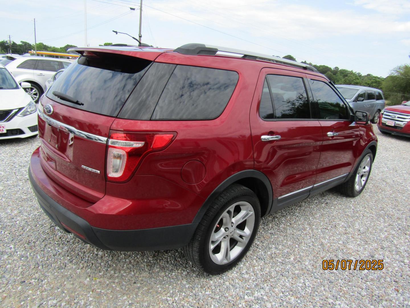 2015 Red Ford Explorer Limited FWD (1FM5K7F89FG) with an 3.5L V6 DOHC 24V engine, Automatic transmission, located at 15016 S Hwy 231, Midland City, AL, 36350, (334) 983-3001, 31.306210, -85.495277 - Photo#7
