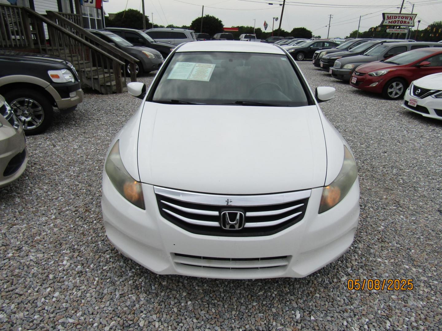 2012 WHITE Honda Accord SE Sedan AT (1HGCP2F69CA) with an 2.4L L4 DOHC 16V engine, Automatic transmission, located at 15016 S Hwy 231, Midland City, AL, 36350, (334) 983-3001, 31.306210, -85.495277 - Photo#1
