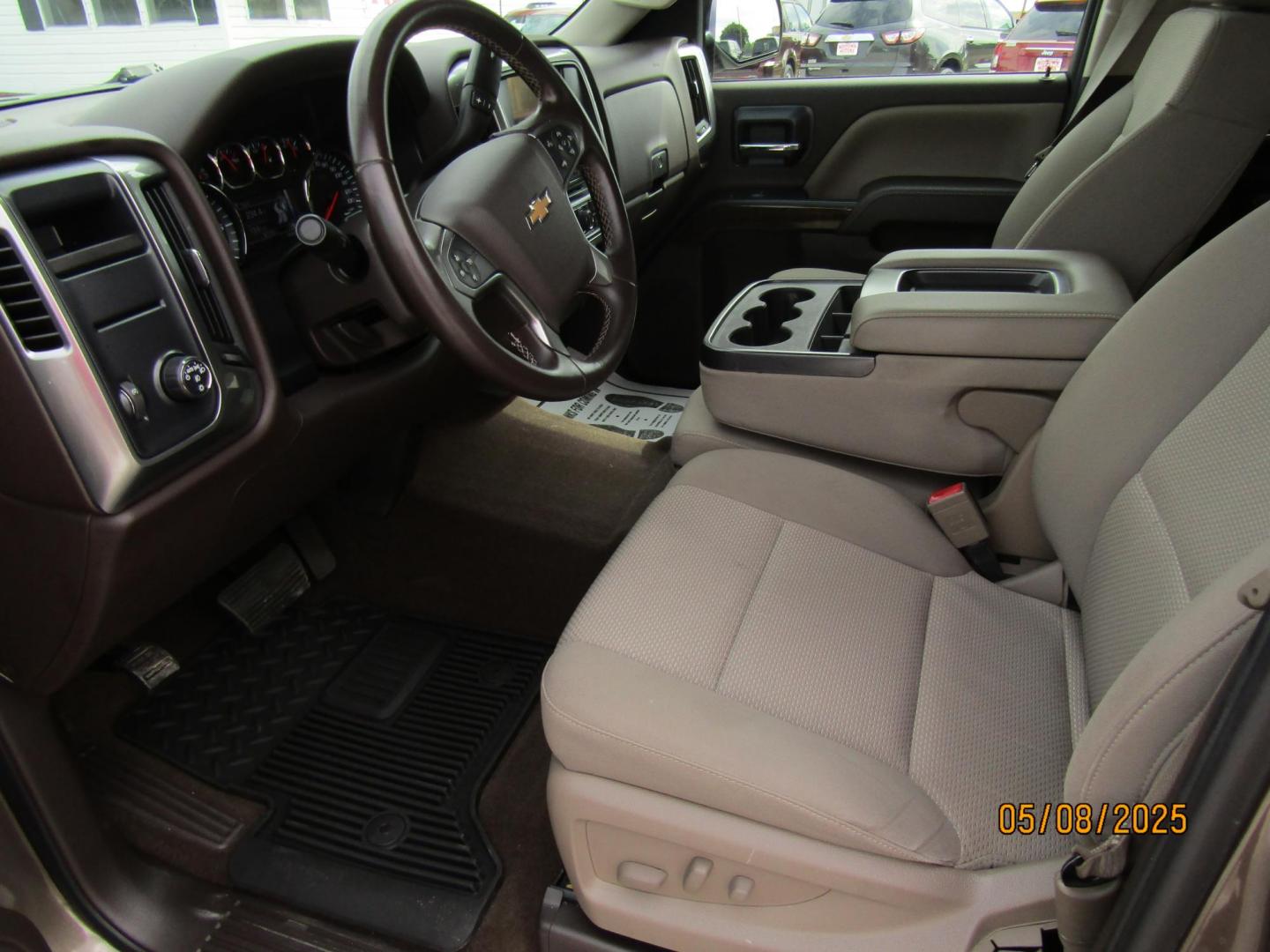 2014 Brown Chevrolet Silverado 1500 1LT Double Cab 2WD (1GCRCRECXEZ) with an 5.3L V8 OHV 16V engine, Automatic transmission, located at 15016 S Hwy 231, Midland City, AL, 36350, (334) 983-3001, 31.306210, -85.495277 - Photo#3