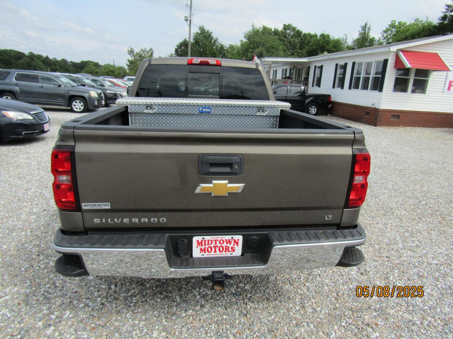 2014 Brown Chevrolet Silverado 1500 1LT Double Cab 2WD (1GCRCRECXEZ) with an 5.3L V8 OHV 16V engine, Automatic transmission, located at 15016 S Hwy 231, Midland City, AL, 36350, (334) 983-3001, 31.306210, -85.495277 - Photo#6