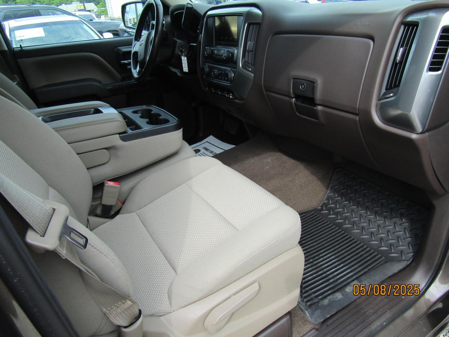 2014 Brown Chevrolet Silverado 1500 1LT Double Cab 2WD (1GCRCRECXEZ) with an 5.3L V8 OHV 16V engine, Automatic transmission, located at 15016 S Hwy 231, Midland City, AL, 36350, (334) 983-3001, 31.306210, -85.495277 - Photo#9