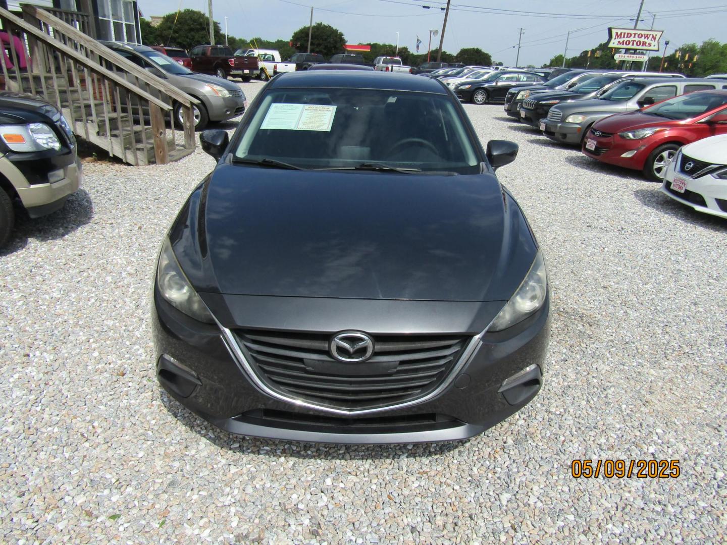 2014 Gray Mazda MAZDA3 i Touring AT 4-Door (JM1BM1V70E1) with an 2.0L L4 DOHC 16V engine, Automatic transmission, located at 15016 S Hwy 231, Midland City, AL, 36350, (334) 983-3001, 31.306210, -85.495277 - Photo#1