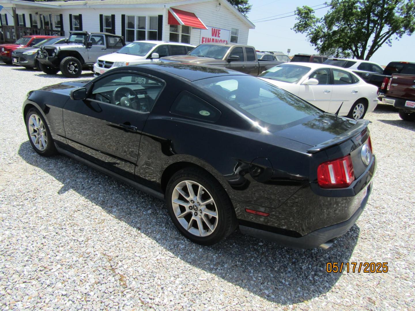 2011 Black Ford Mustang V6 Coupe (1ZVBP8AM1B5) with an 3.7L V6 DOHC 24V engine, Automatic transmission, located at 15016 S Hwy 231, Midland City, AL, 36350, (334) 983-3001, 31.306210, -85.495277 - Photo#4