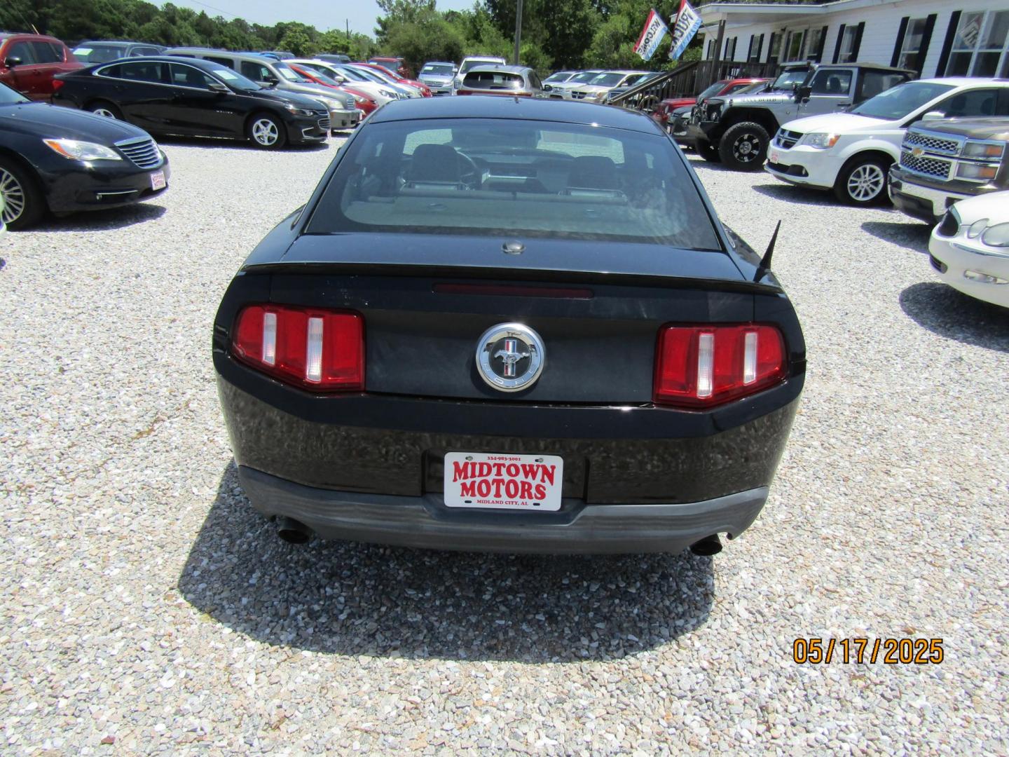 2011 Black Ford Mustang V6 Coupe (1ZVBP8AM1B5) with an 3.7L V6 DOHC 24V engine, Automatic transmission, located at 15016 S Hwy 231, Midland City, AL, 36350, (334) 983-3001, 31.306210, -85.495277 - Photo#5