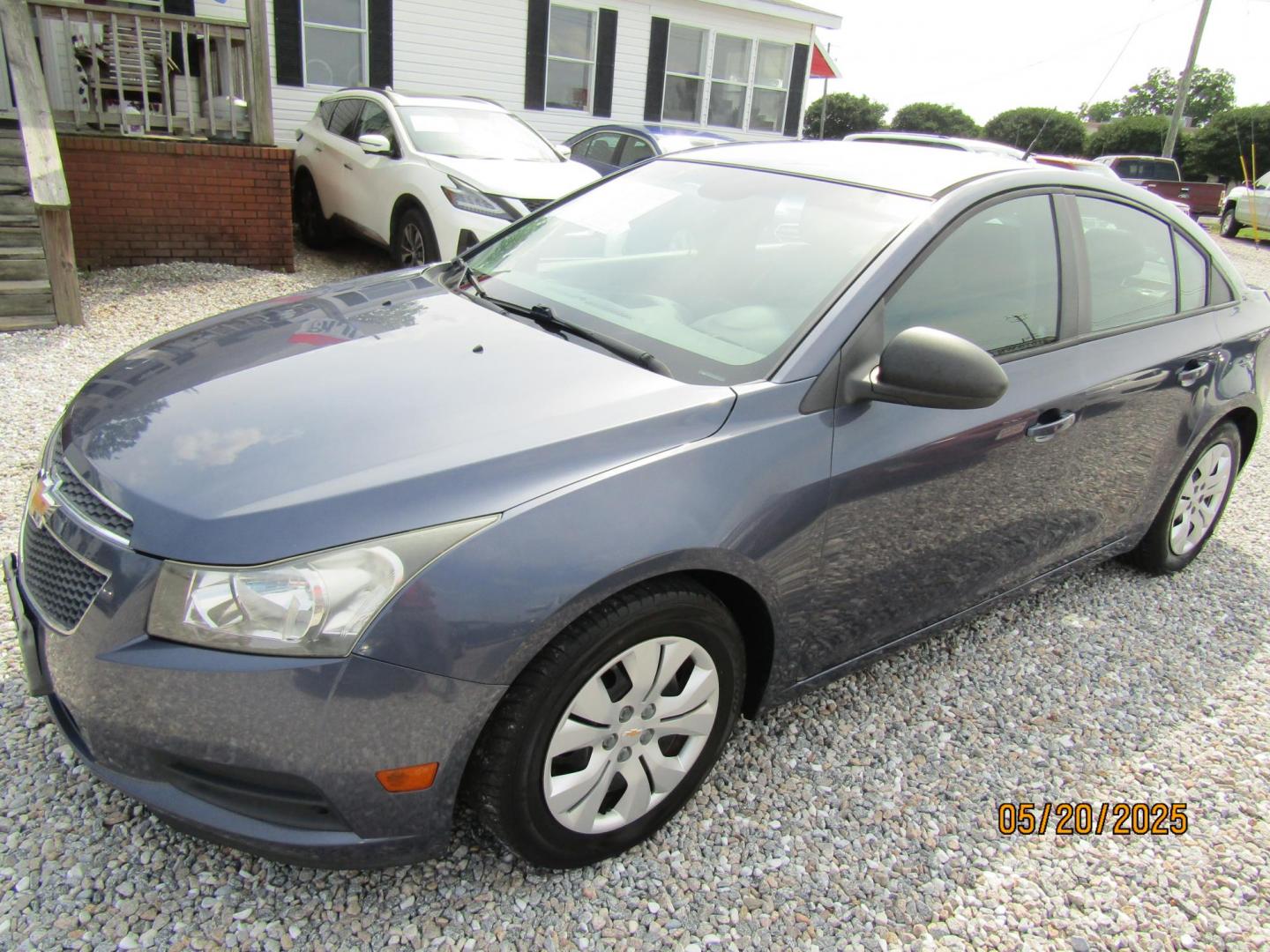 2013 Blue Chevrolet Cruze LS Auto (1G1PA5SHXD7) with an 1.8L L4 DOHC 16V FFV engine, Automatic transmission, located at 15016 S Hwy 231, Midland City, AL, 36350, (334) 983-3001, 31.306210, -85.495277 - Photo#2