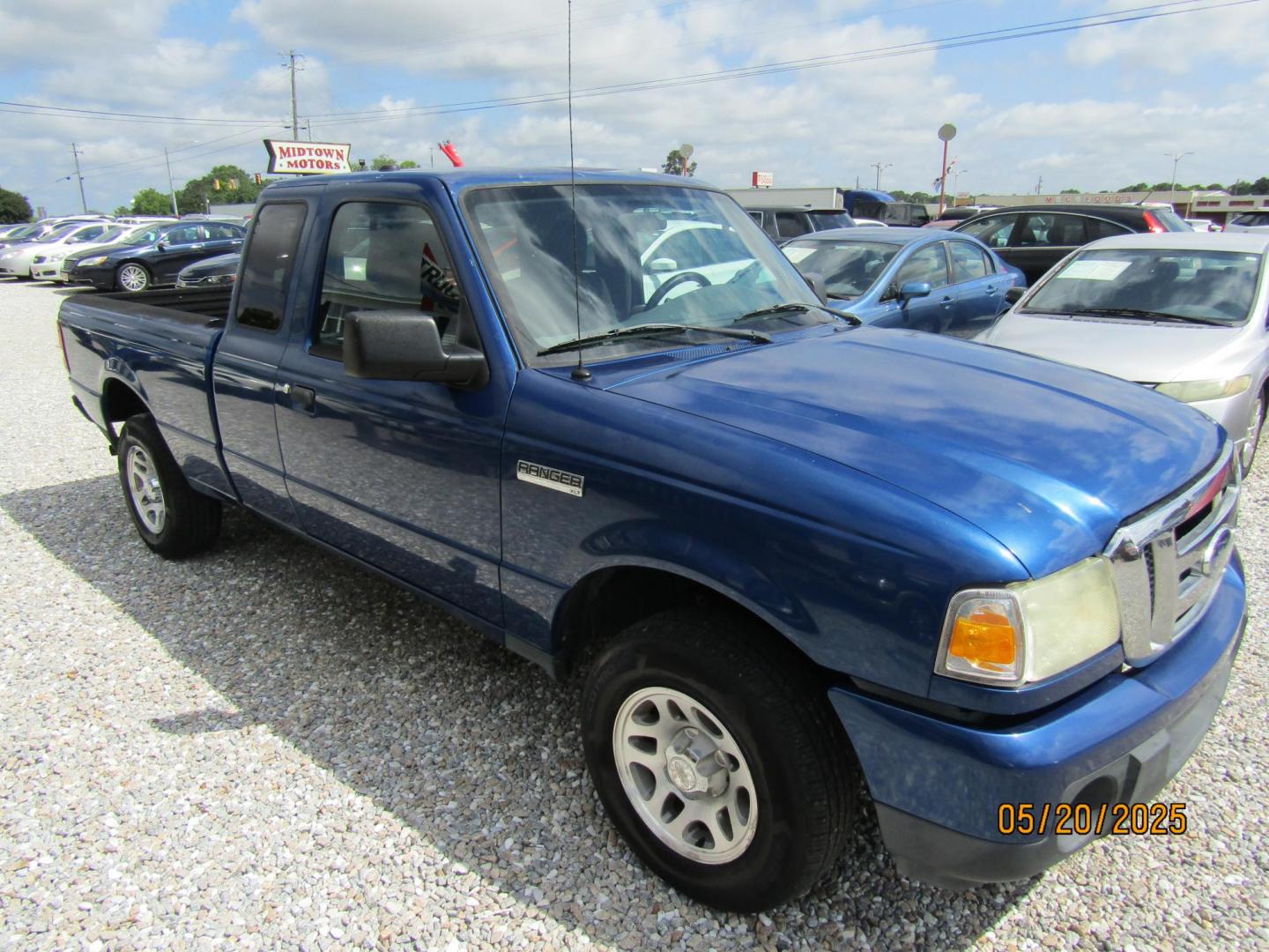 2011 Blue Ford Ranger Sport SuperCab 2WD (1FTKR1ED6BP) with an 2.3L L4 SOHC 8V engine, Automatic transmission, located at 15016 S Hwy 231, Midland City, AL, 36350, (334) 983-3001, 31.306210, -85.495277 - Photo#0