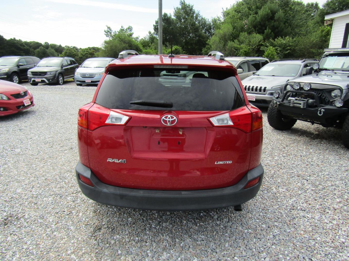 2014 Red Toyota RAV4 Limited FWD (2T3YFREV0EW) with an 2.5L L4 DOHC 16V engine, Automatic transmission, located at 15016 S Hwy 231, Midland City, AL, 36350, (334) 983-3001, 31.306210, -85.495277 - Photo#6