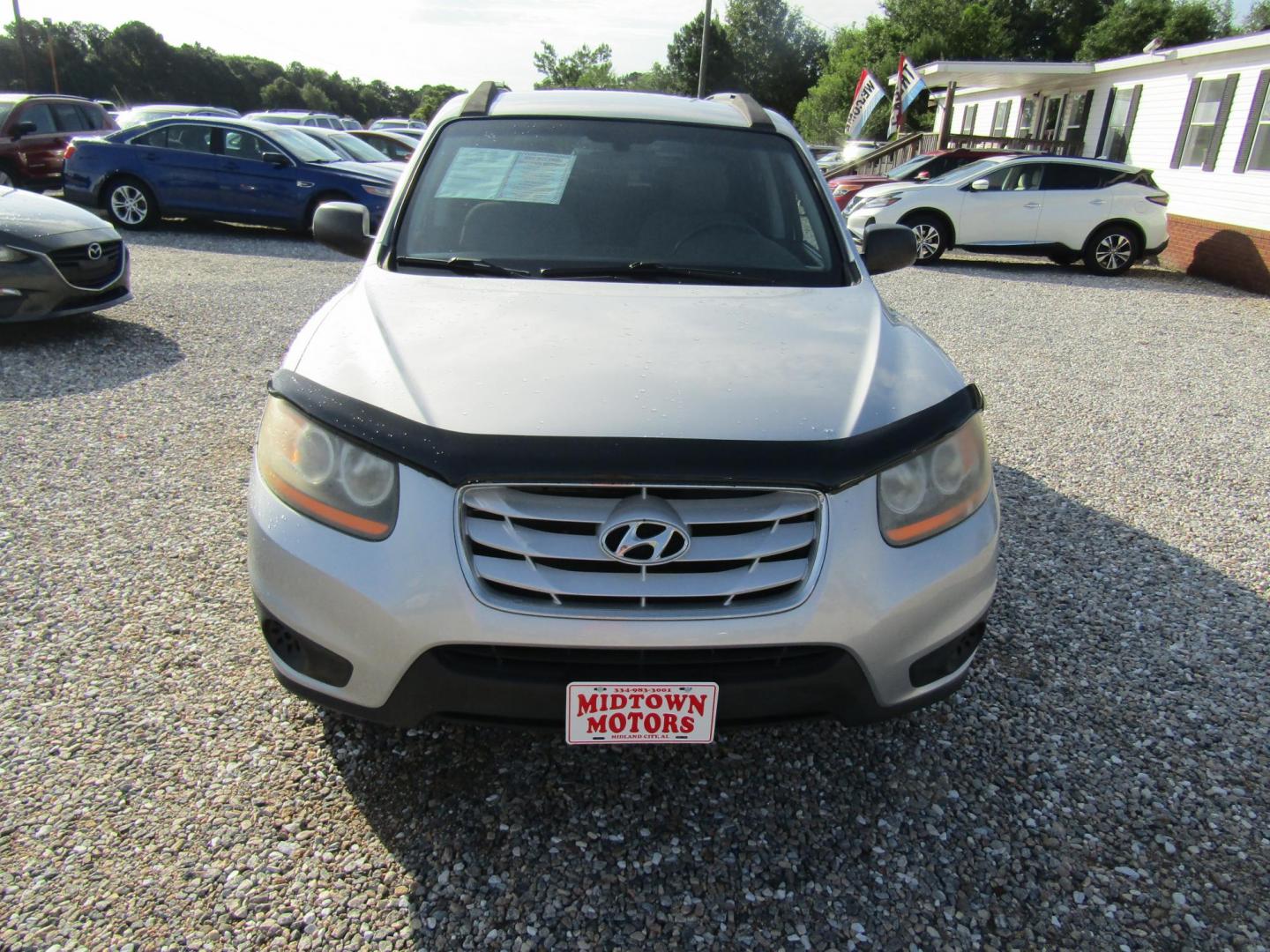 2010 Silver Hyundai Santa Fe GLS 2.4 FWD (5NMSG3AB5AH) with an 2.4L L4 DOHC 16V engine, Automatic transmission, located at 15016 S Hwy 231, Midland City, AL, 36350, (334) 983-3001, 31.306210, -85.495277 - Photo#1