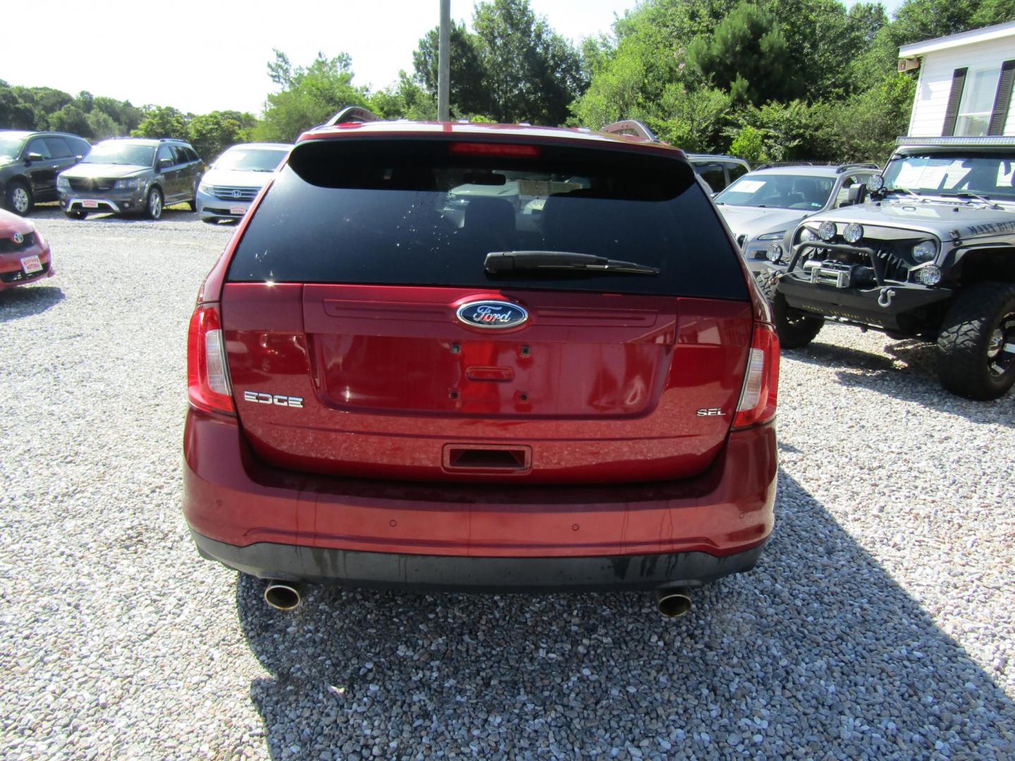 2013 Red Ford Edge SEL FWD (2FMDK3JC6DB) with an 3.5L V6 DOHC 24V engine, Automatic transmission, located at 15016 S Hwy 231, Midland City, AL, 36350, (334) 983-3001, 31.306210, -85.495277 - Photo#6